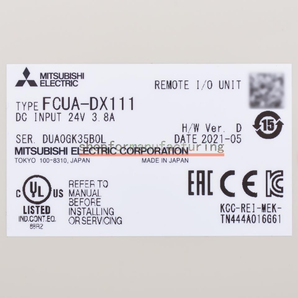 ONE Mitsubishi FCUA-DX111 NEW