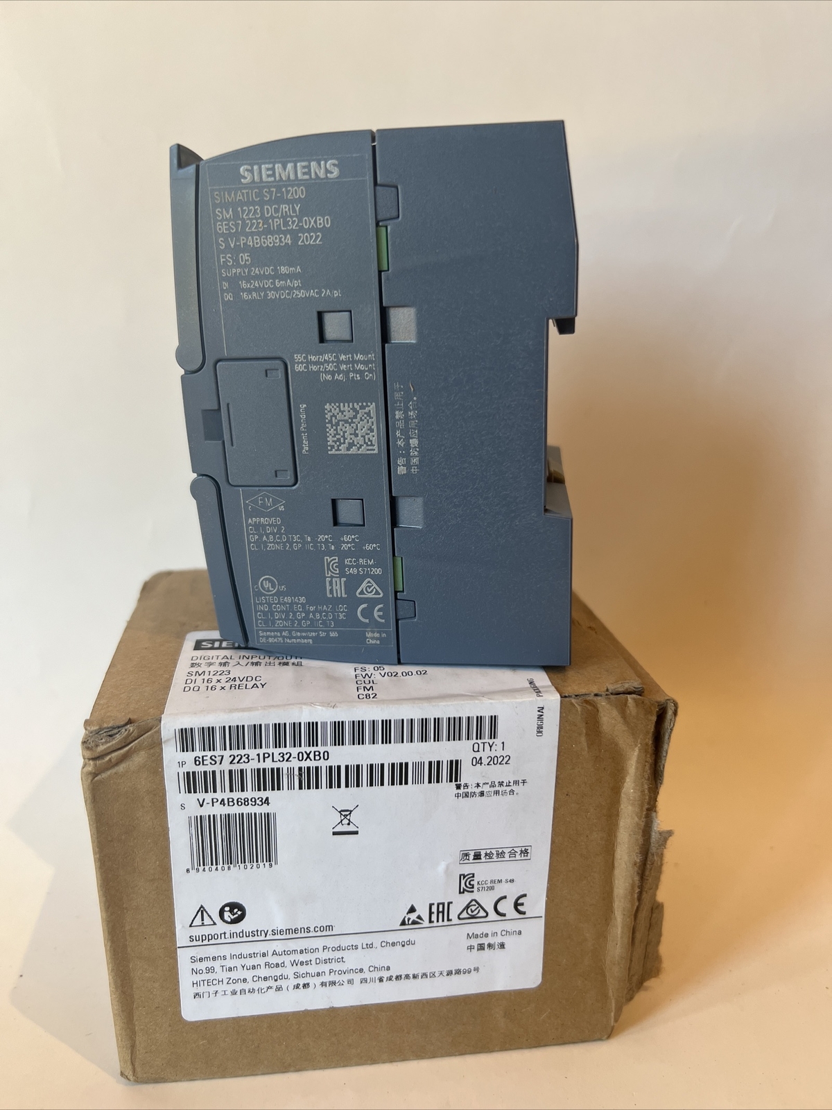 Siemens Simatic S7-1200 Digital Input / Output | 6ES7 223-1PL32-0XB0