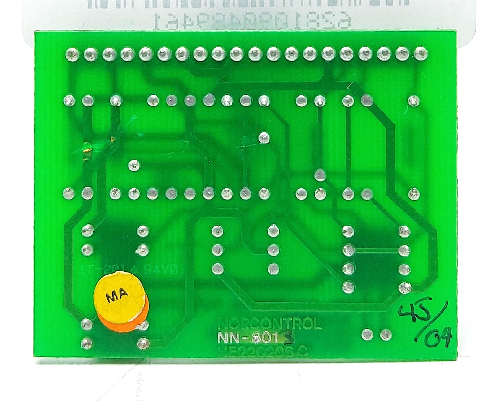 Nor Control NN-801 Digital IN/Output Adaptor HE220206C PCB Card
