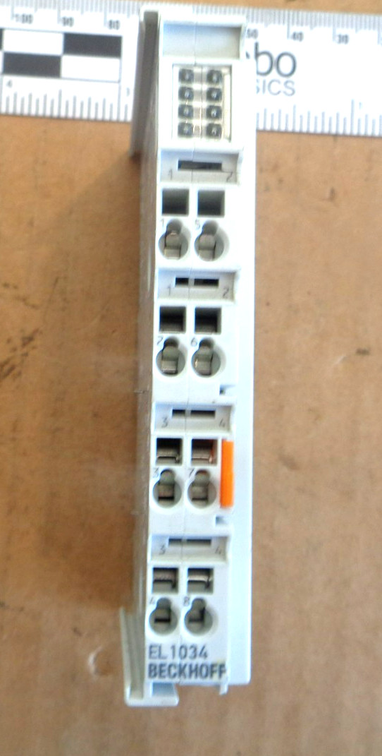 BECKHOFF EL1034 4-channel digital input module with a EL9011 End Plate