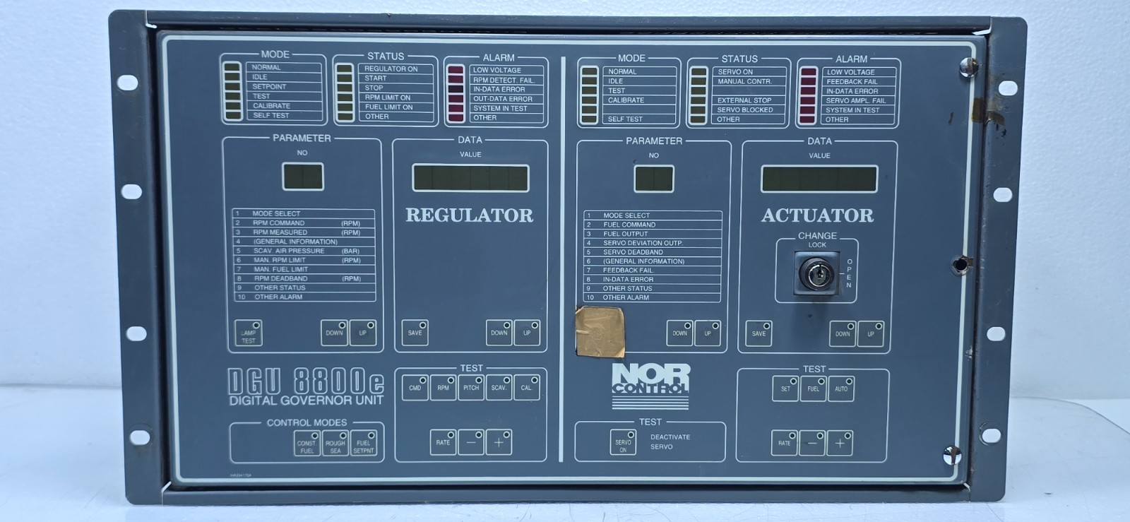 NOR CONTROL DGU 8800e DIGITAL GOVERNOR UNIT