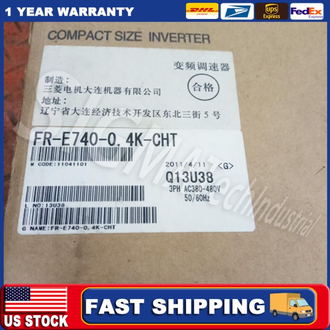 1PC New Mitsubishi FR-E740-0.4K-CHT PLC Module Inverter Box Fast Shipping