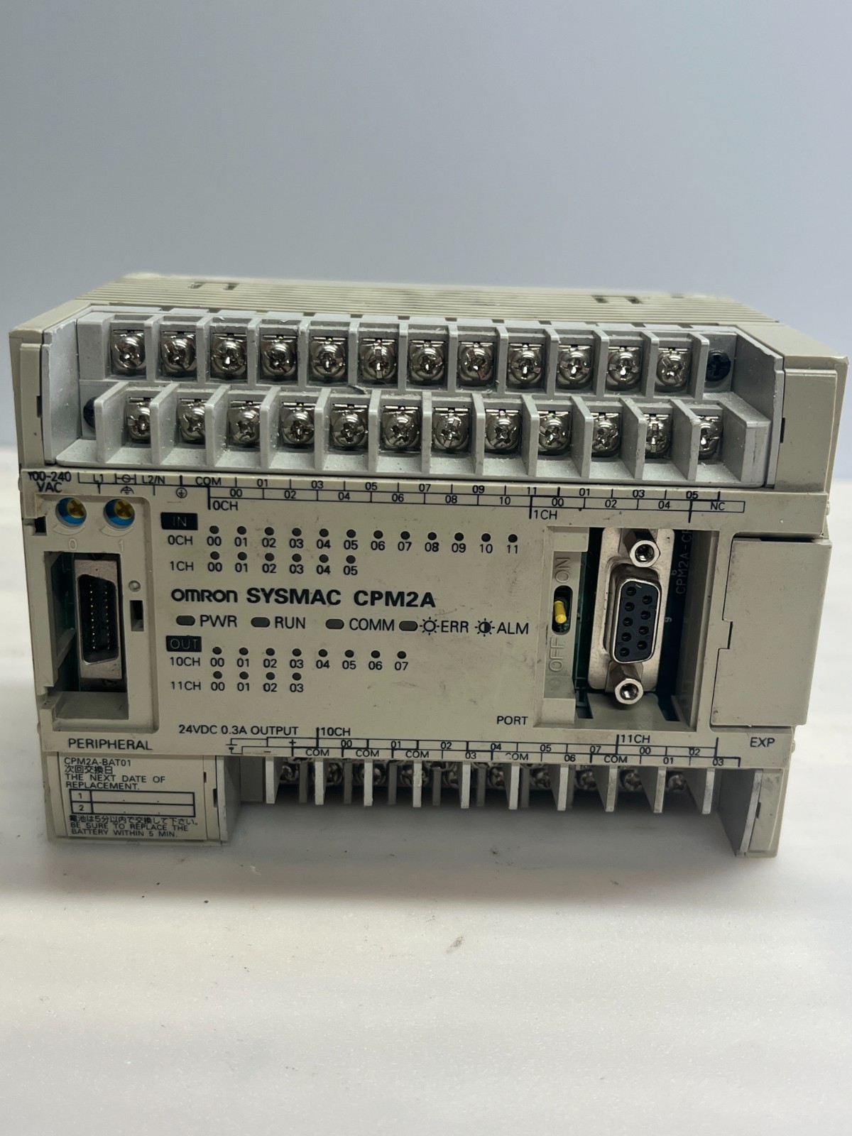 Omron CPM2A-30CDR-A SYSMAC PLC Programmable Controller 30 I/O Relay Output