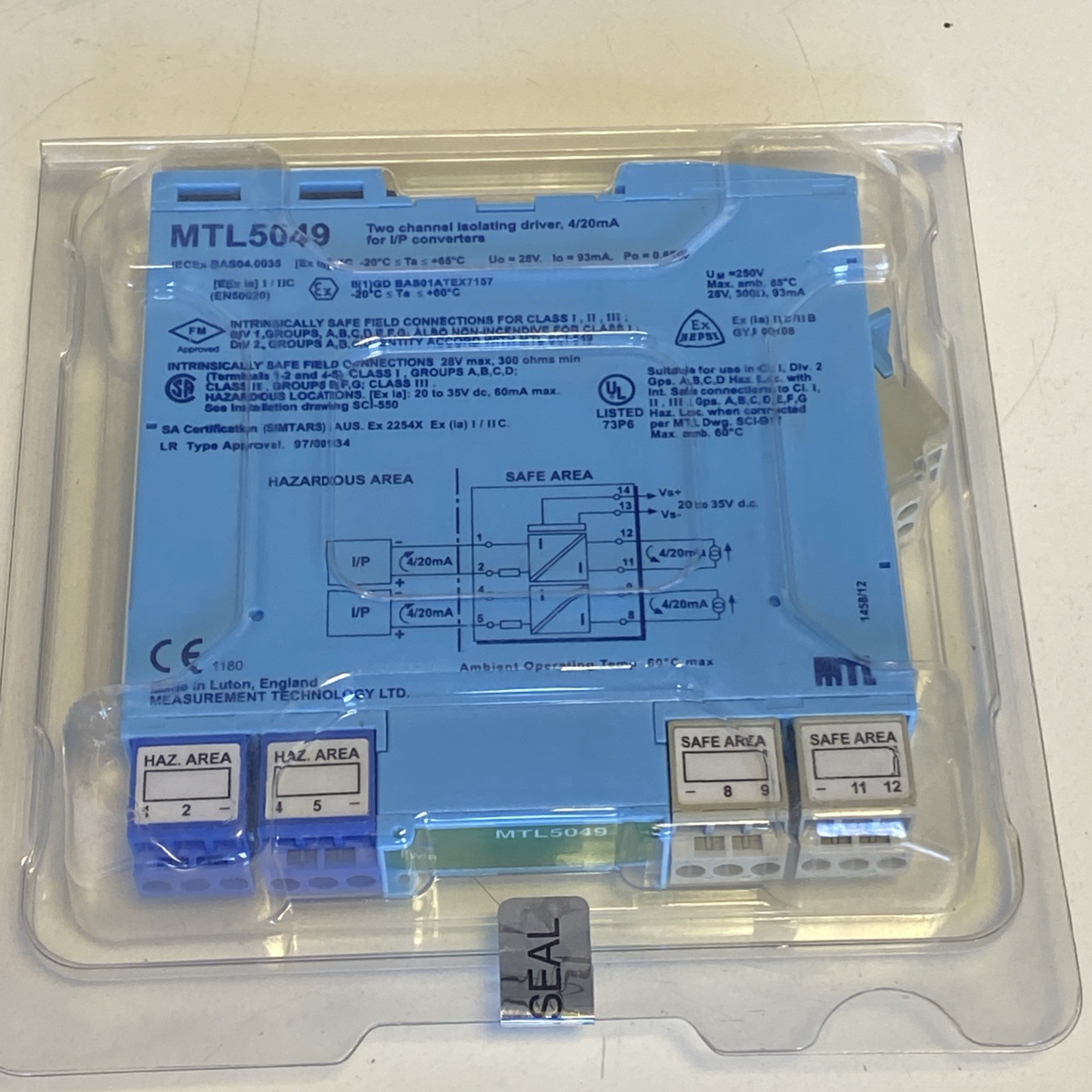 MTL 5049 Dual Channel Isolator Driver by Eaton (MTL Instruments)