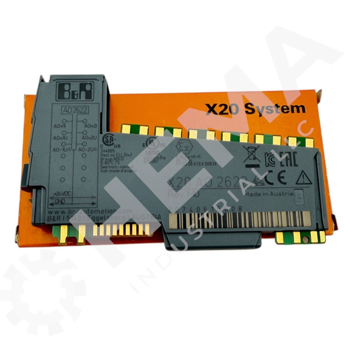 B&R X20AO2622 Analog Output Module 2-Channel X20 PLC I/O -Free Shipping