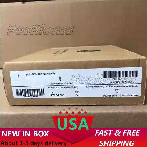 New Allen-Bradley 1747-L551 /C SLC 5/05 CPU Processor Unit Module AB 1747L551
