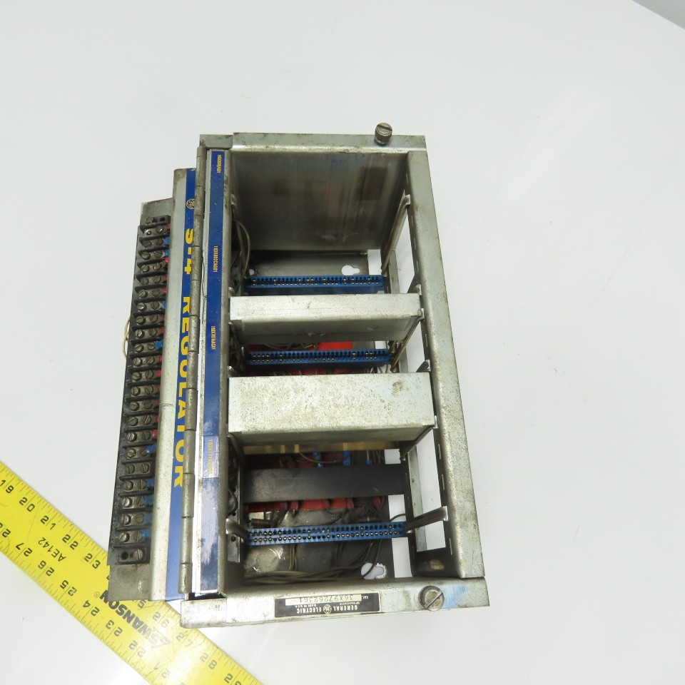 General Electric 36X972623G1 S-4 Regulator 4-Slot Rack Chassis