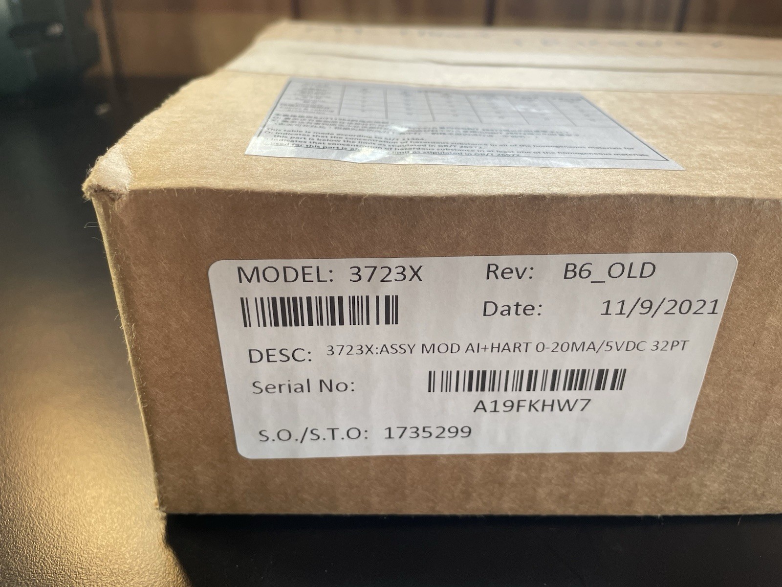 Triconex Model 3723X Brand New Sealed Box In Original Box