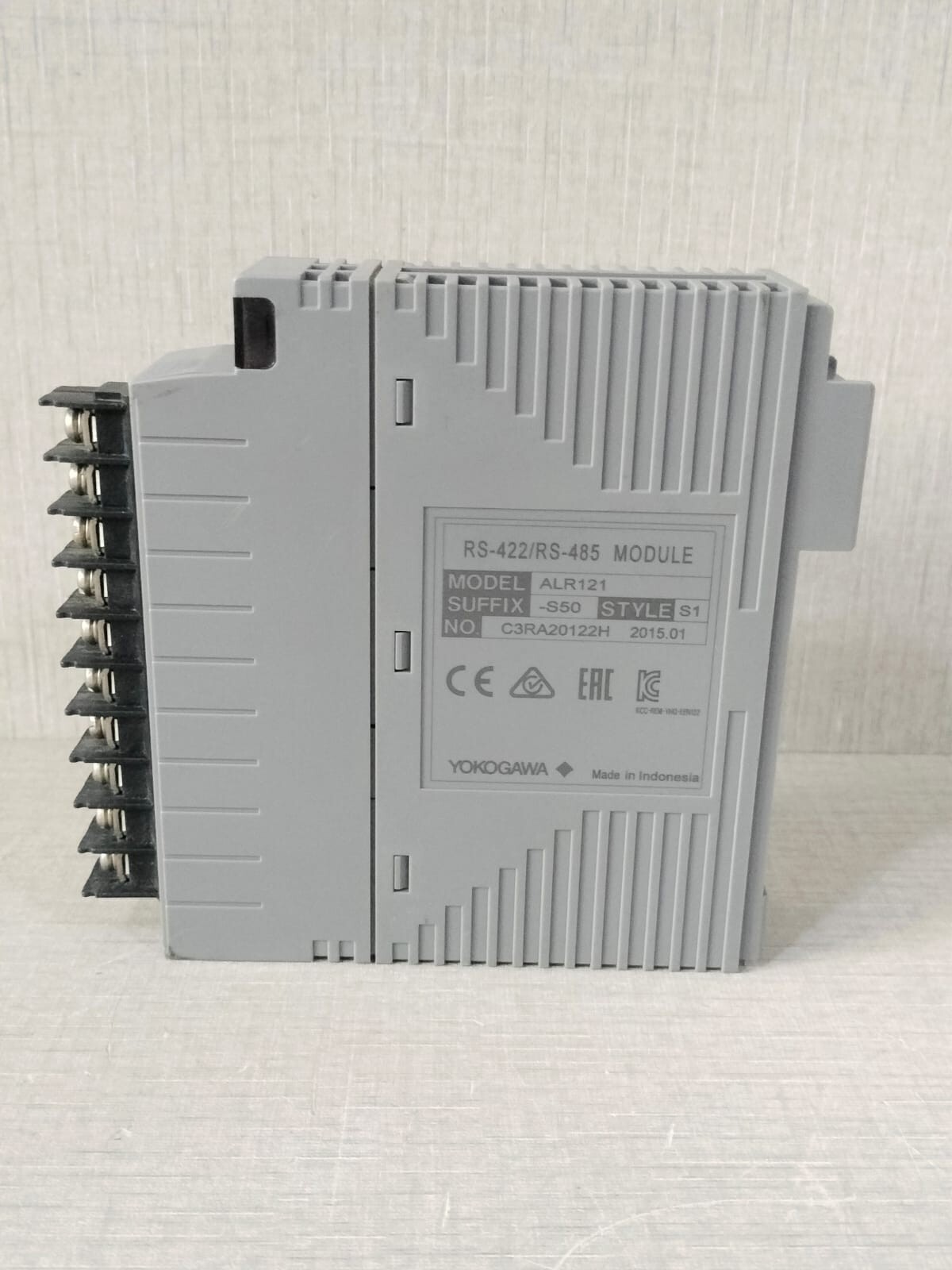 YOKOGAWA ALR121 -S50 S1 RS-422/RS-485 MODULE ALR121 WITHOUT FRONT COVER