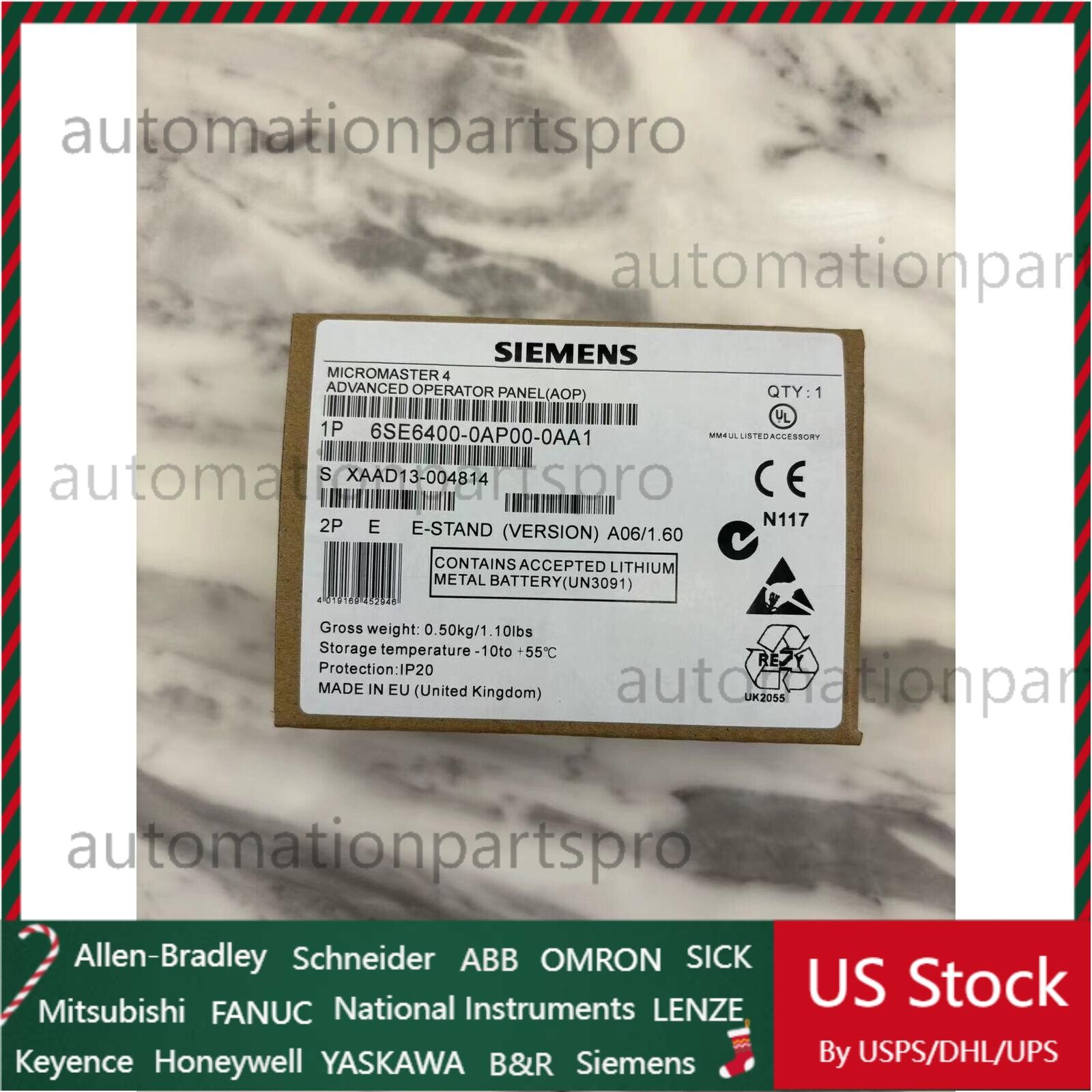 New Siemens 6SE6 400-0AP00-0AA1 6SE6400-0AP00-0AA1 Advanced Operator Panel