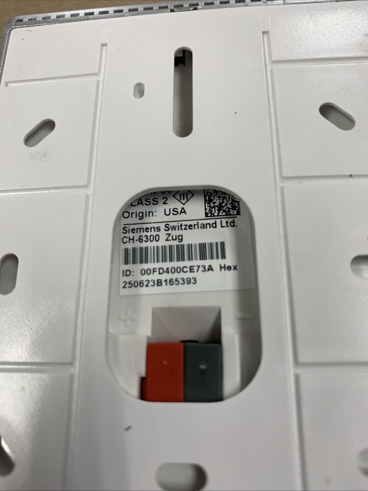 SIEMENS QMX3.P74-1WSB Room Operator Unit Wall Thermostat