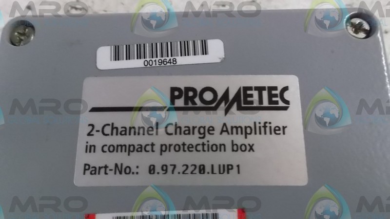 PROMETEC 0.97.220.LVP1 CHANNEL CHARGE AMPLIFIER UNMP