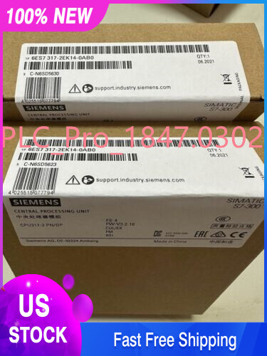 6ES7317-2EK14-0AB0 1PCS Brand New Siemens 6ES7 317-2EK14-0AB0 Fast delivery