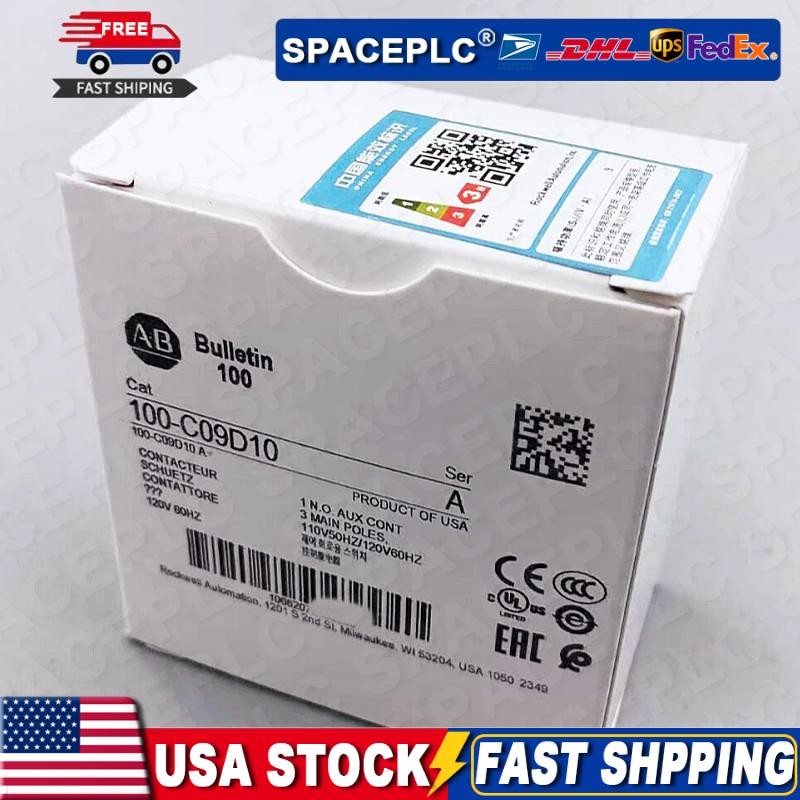 100-C09D10 1PCS New Allen Bradley 100-C09D10 Contactor Relay SERA Fast Delivery