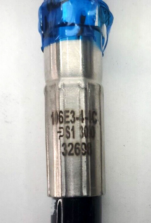 PARKER POLYFLEX, High Pressure Hydraulic Hose 2390N-04V10, 59″ LONG, 1/4″