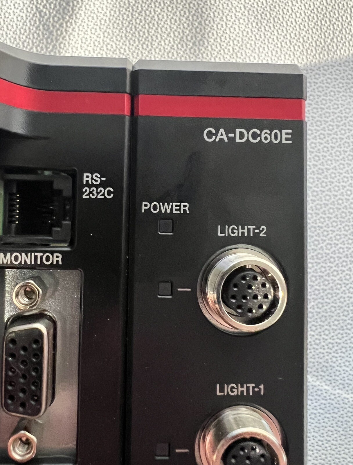 Keyence XG-X2502 Camera Controller/CA-DC60E Light Expansion/Cables/Power Supply
