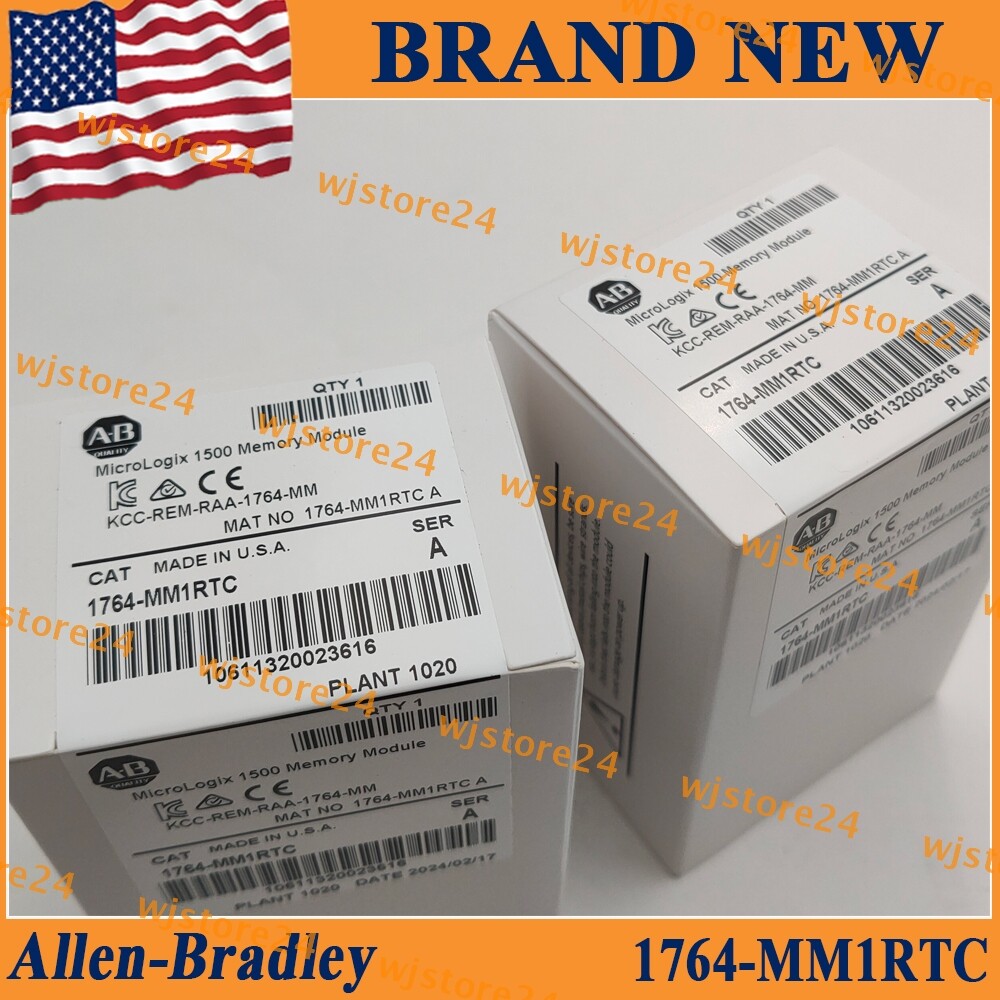 Allen Bradley 1764-MM1RTC 1764MM1RTC MicroLogix 1500 Memory Module New FREE SHIP