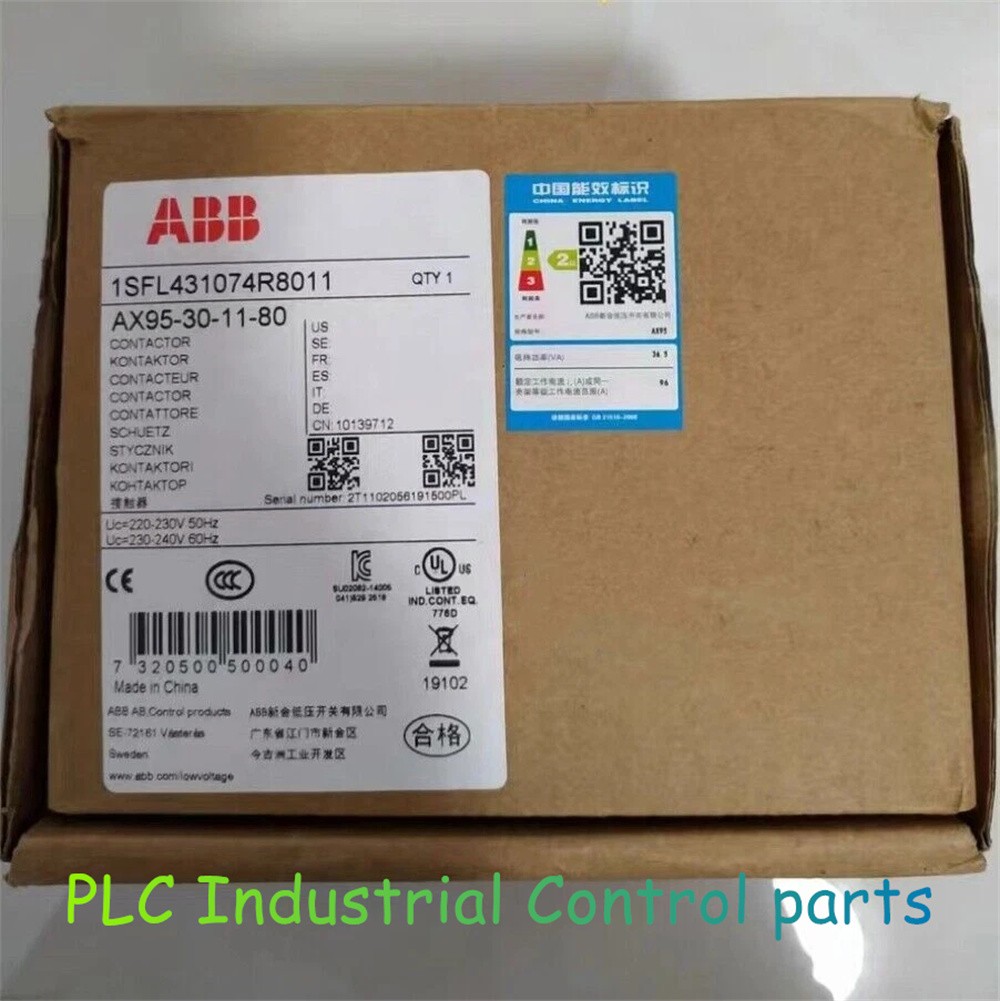 1PCS New ABB AC220V AX95-30-11-80 Contactor 1SFL431074R8011 Fast Shipping