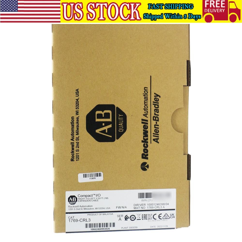 NEW Allen-Bradley 1769-CRL3 Compact I/O Bus Ext Cable Free Shipping US Free Tax