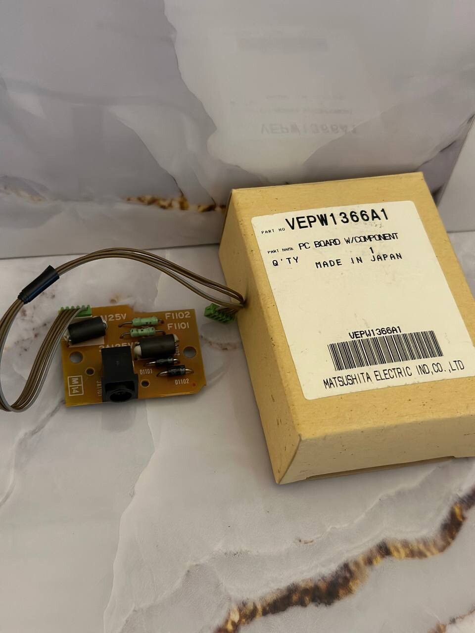 MATSUSHITA ELECTRIC VEPW1366A1 PC BOARD W/COMPONENT (USED)