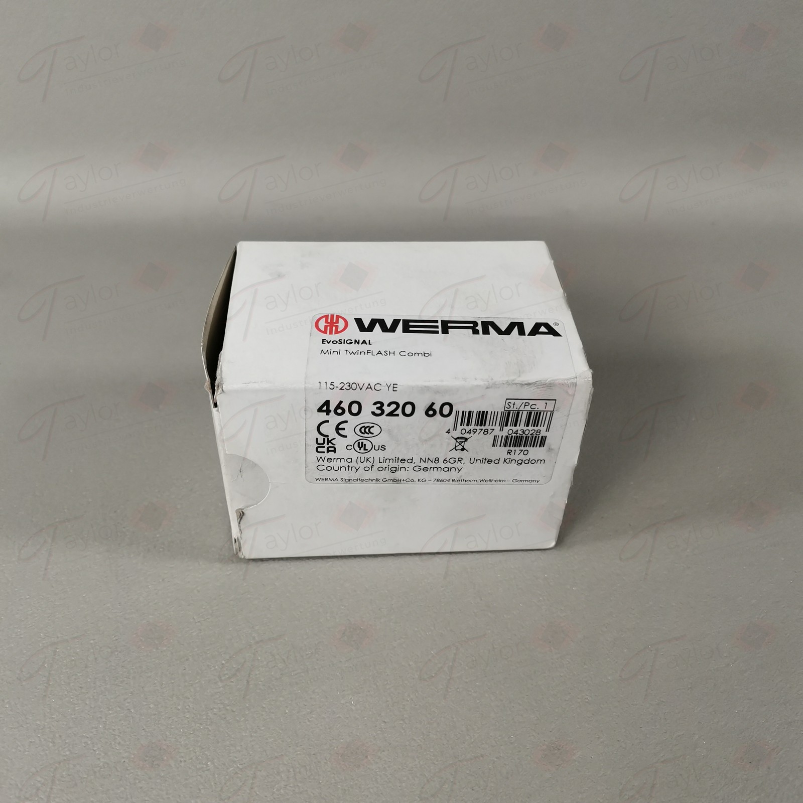 Werma Mini TwinFLASH Combi 46032060 New Original Packaging