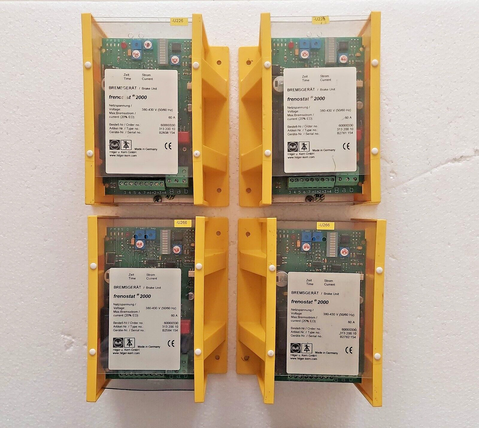 HILGER & KERN frenostat 2000 60A/380-430V Bremsgerät 31320010 60000330 GERMANY