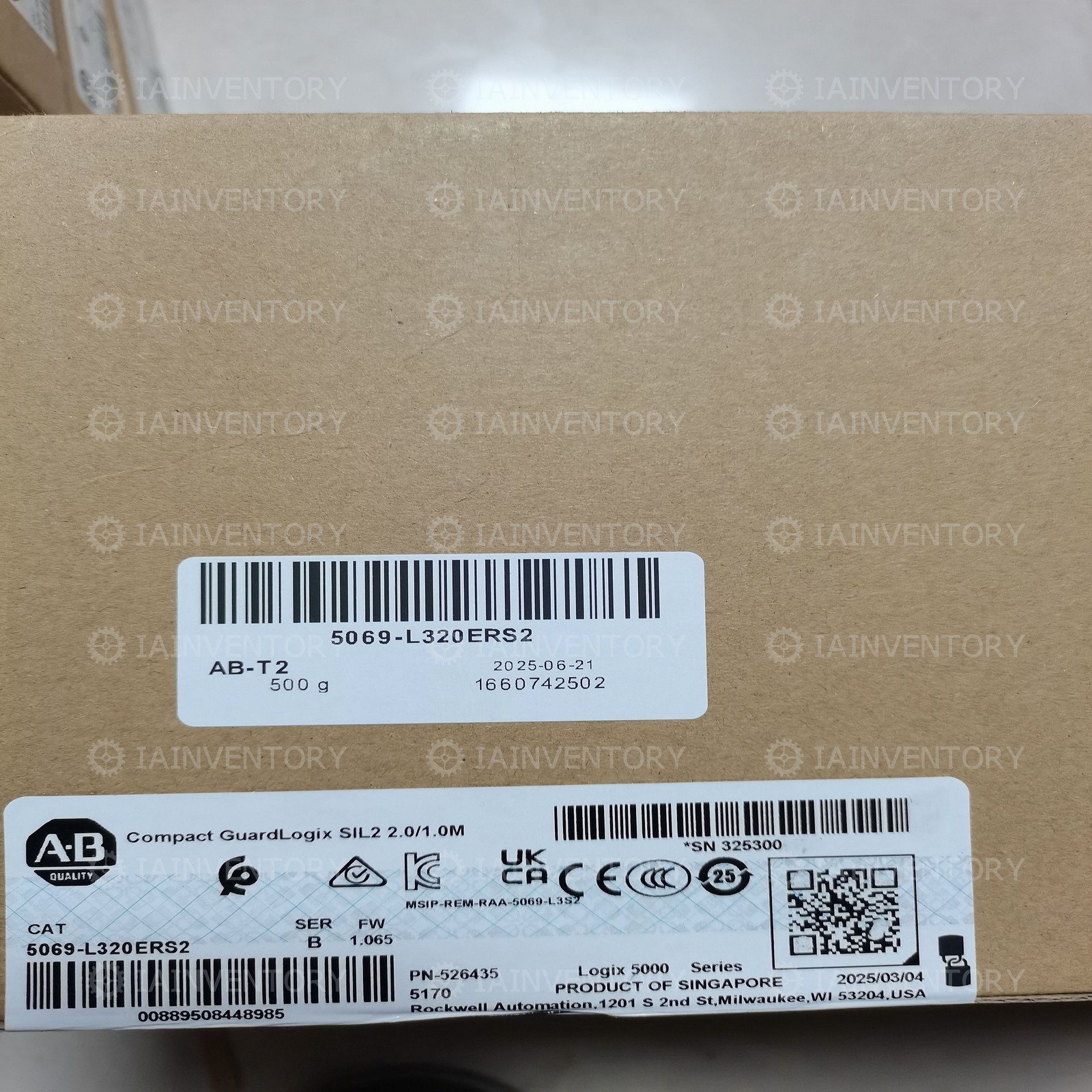 1PC NEW Allen-Bradley 5069-L320ERS2 With Warranty US Stock