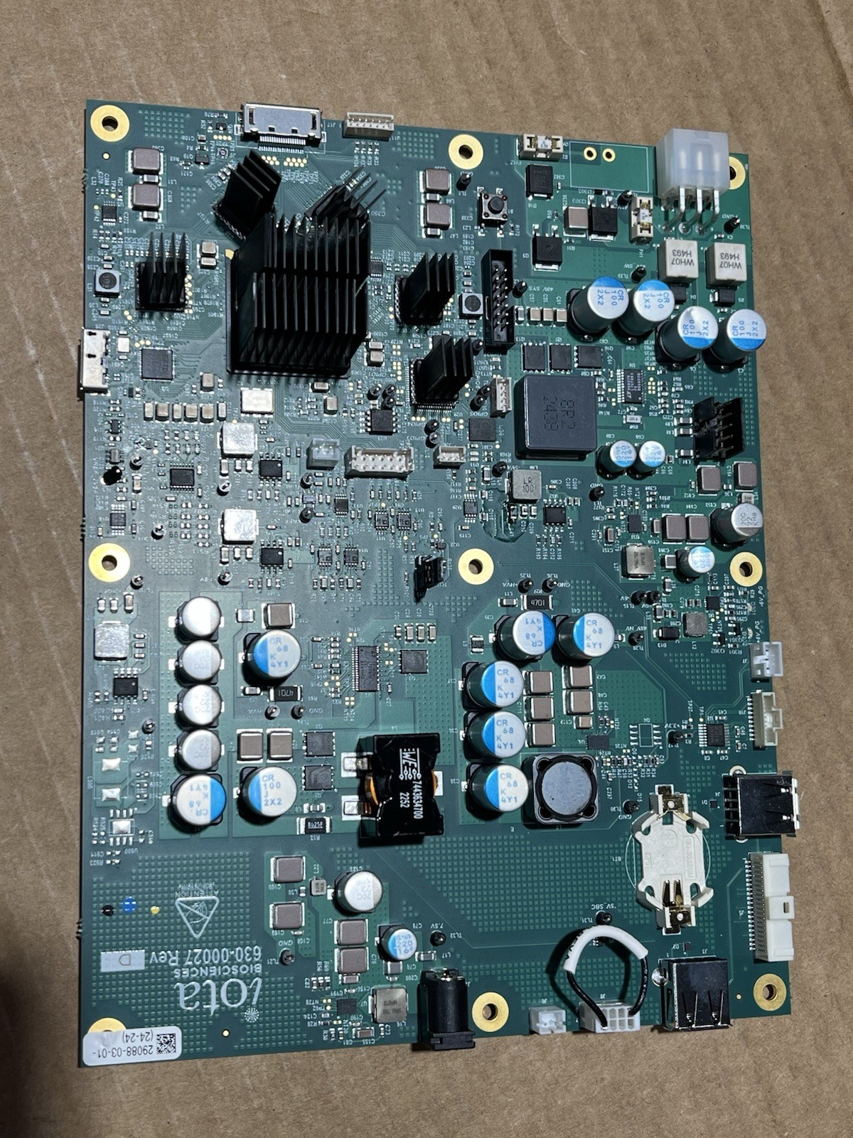 Zeta Biosciences 630-00027 Rev D Main Control PCB Board New Surplus