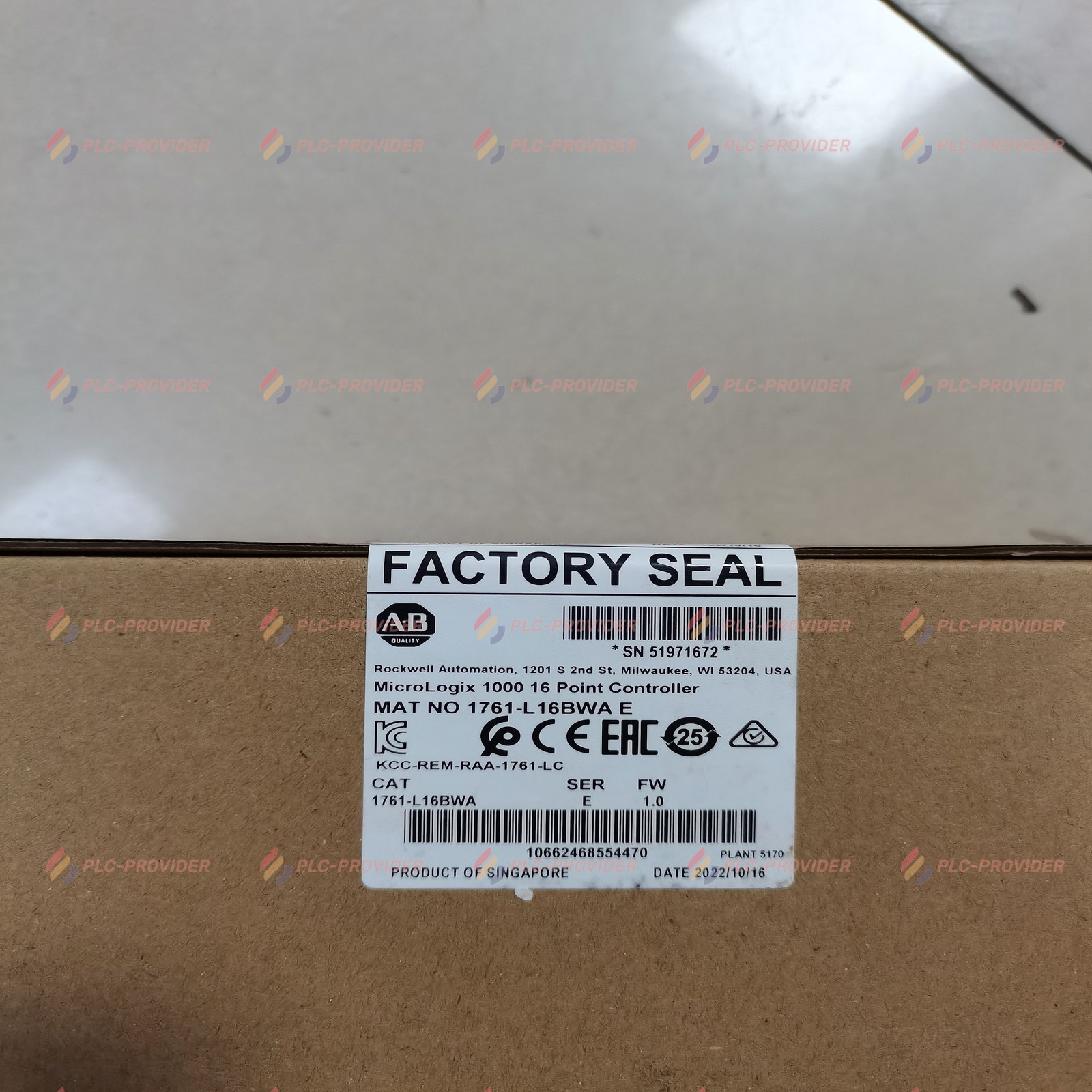 Allen-Bradley 1761-L16BWA New in Box 1PC US Fast Shipping