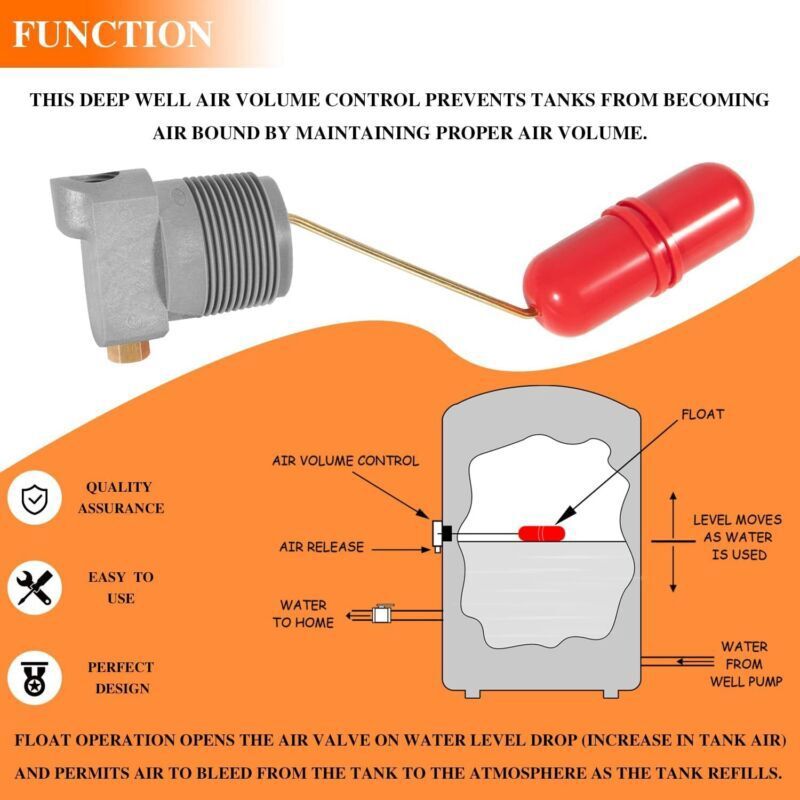 F93B-1C Replace for Air Volume Control for Deep Wells System & Water Tank System
