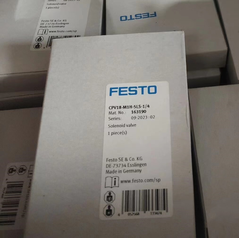 Festo-CPV18-M1H-5LS-1/4 163190 1PC New Solenoid Valve Free Shipping