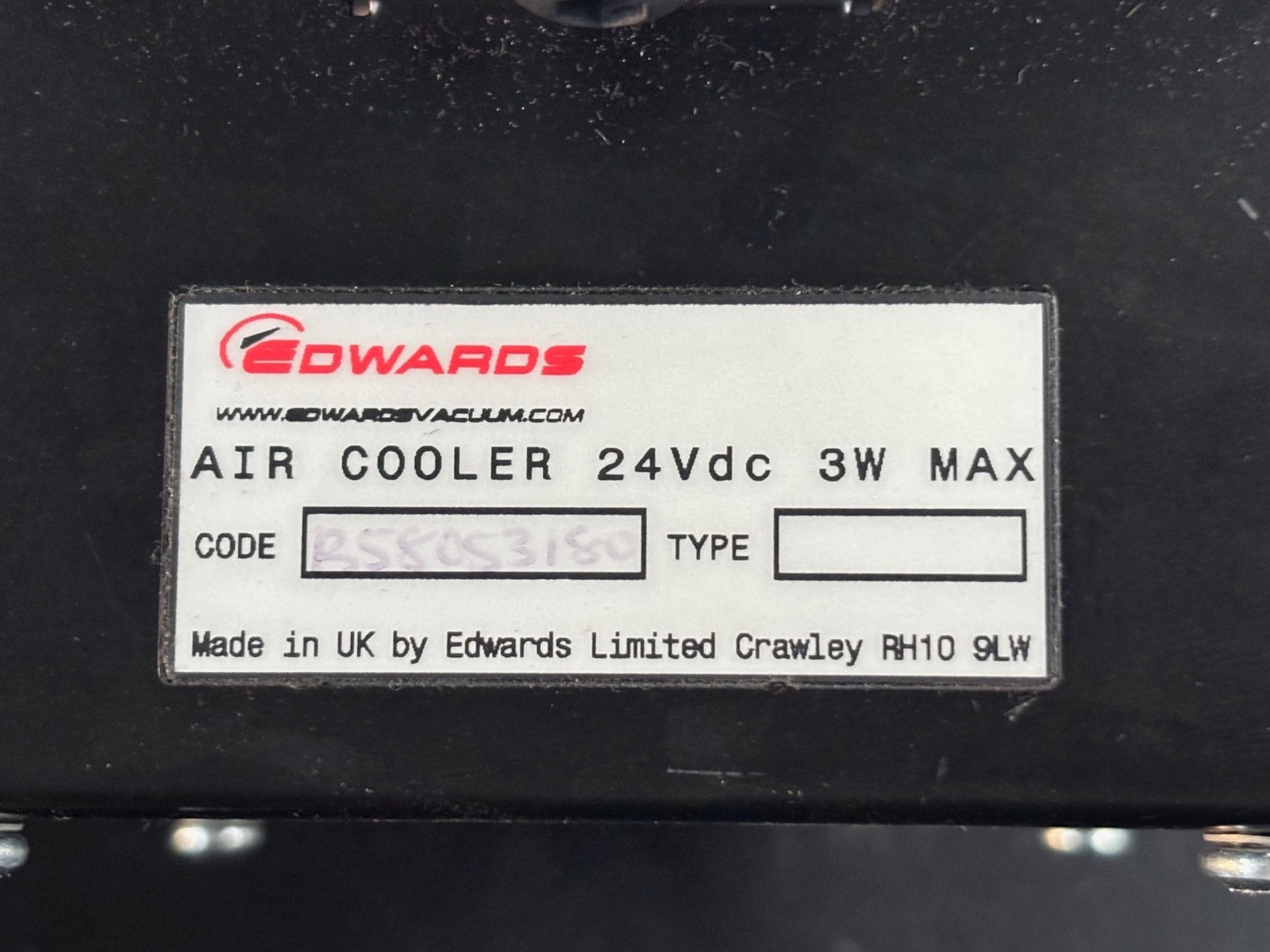 EDWARDS nEXT 300, NEXT300T Turbomolecular Turbo Pump + EDWARDS Air Cooler Fan