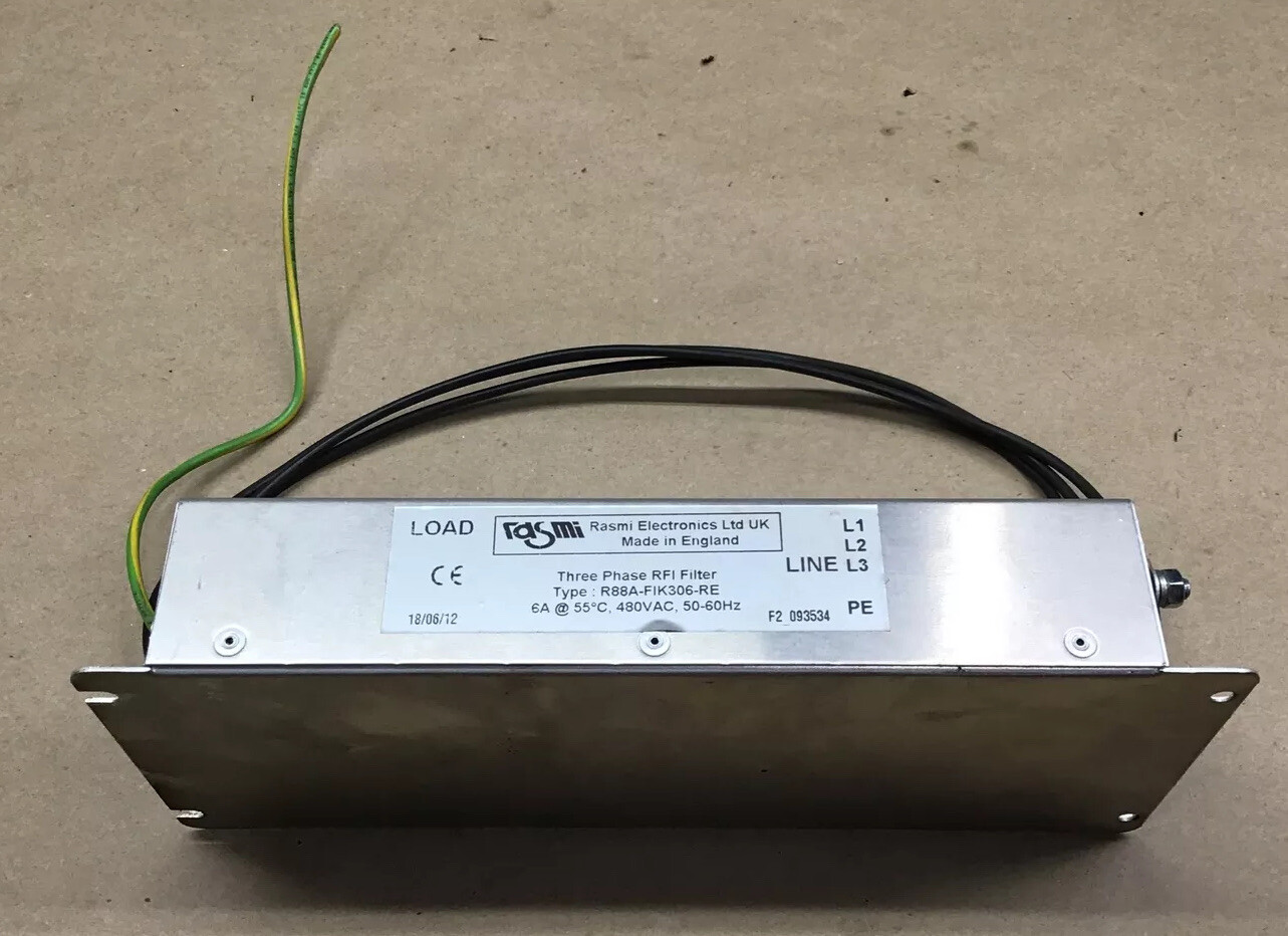 RASMI PHASE RFFI FILTER R88A-FIK306-RE R88AFIK306RE OMRON SERVO DRIVE #15I34*AD