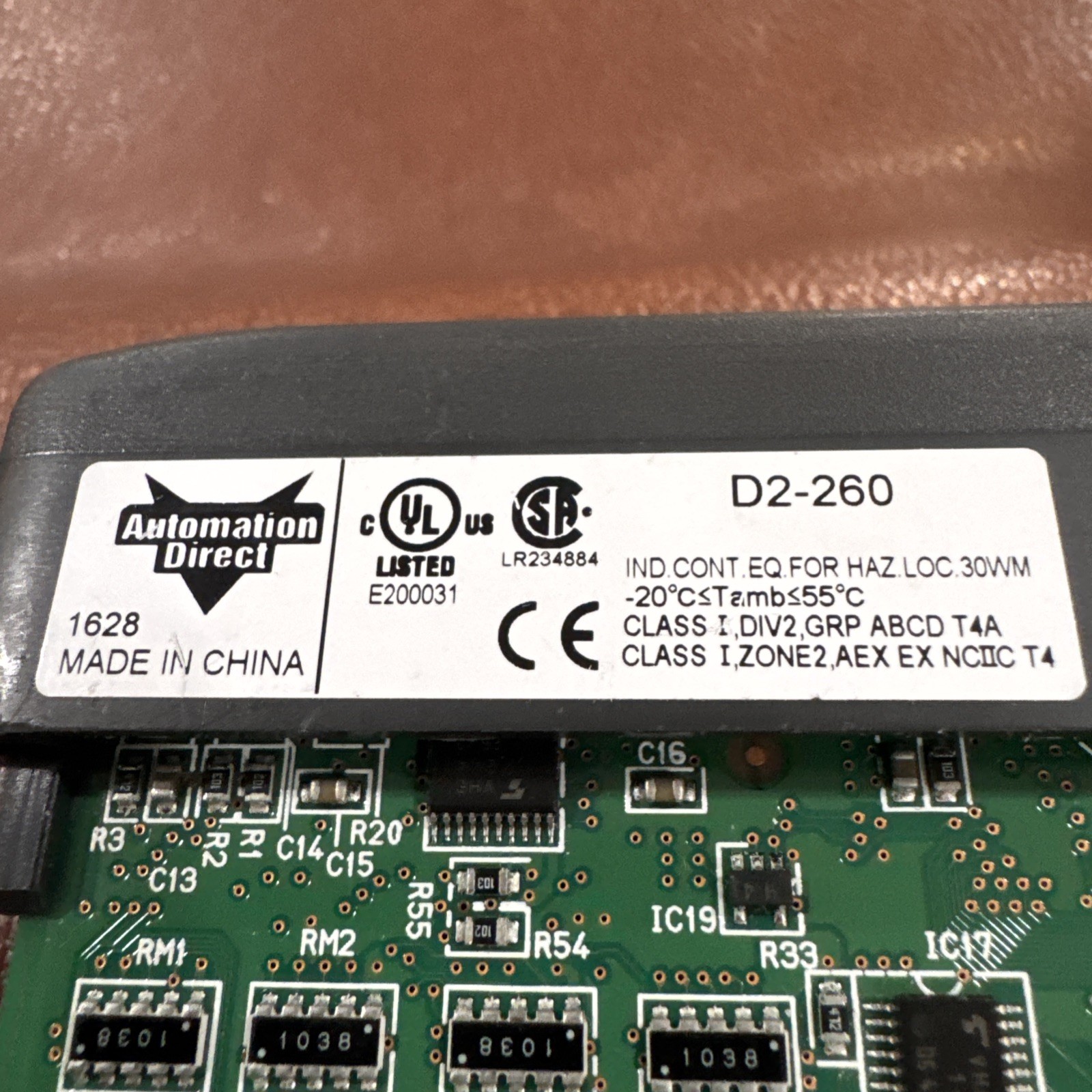 Automation Direct D2-260 DL260 CPU module for KOYO DIRECT 205 LOGIC