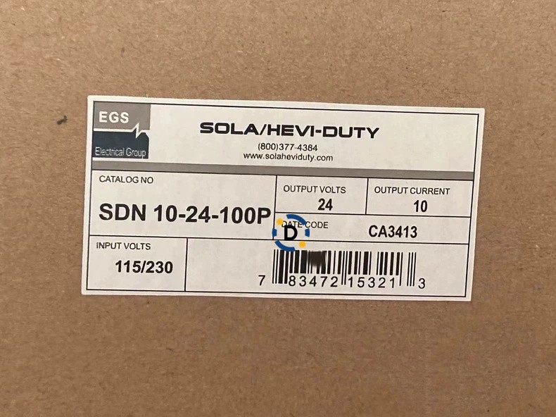 New SOLA SDN 10-24-100P switching power supply