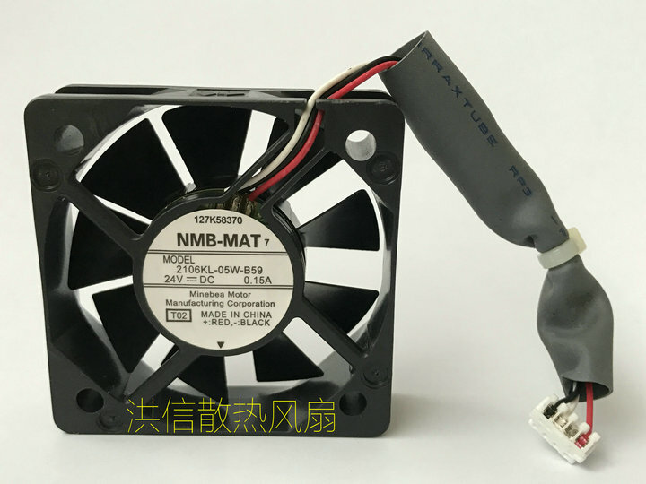 1pcs NMB-MAT 2106KL-05W-B59 DC24V 0.15A 5CM 5015 Inverter fan 3pin