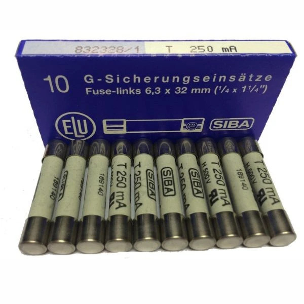 FOR SIBA T250mA Fuse 250mA 500V Time-Lag