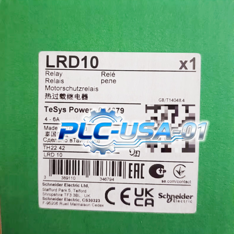 LRD10 1PCS Brand New Schneider LRD10 Electric Overload Relay Fast Shipping