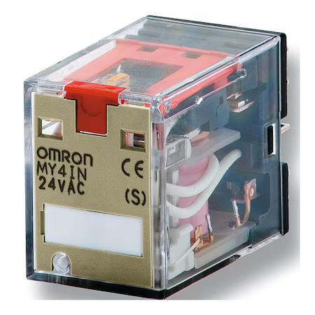 Omron My4in1-D2 Dc24 (S) Plug-In, General Purpose Relay, Square, 36.9 Ma, 14