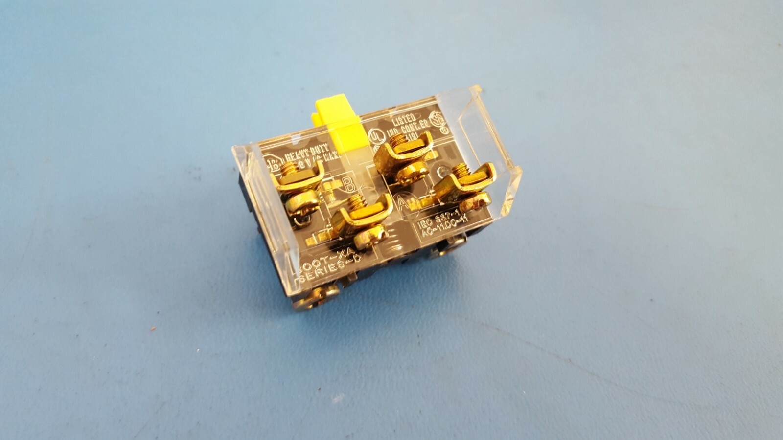 CONTACT BLOCK FOR PB SWITCH 600V 10AMP SHALLOW 2NC 800T-XA, Allen-Bradley