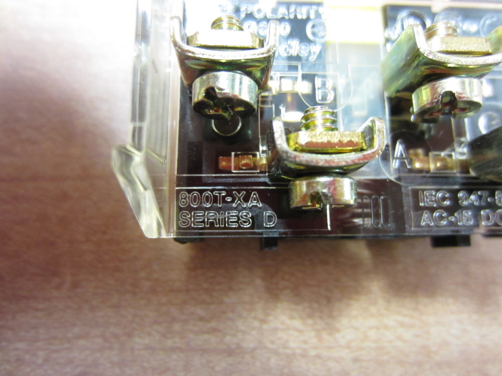 Allen Bradley 800T-XA Contact Block 800TXA W/ Clip (Pack of 3)