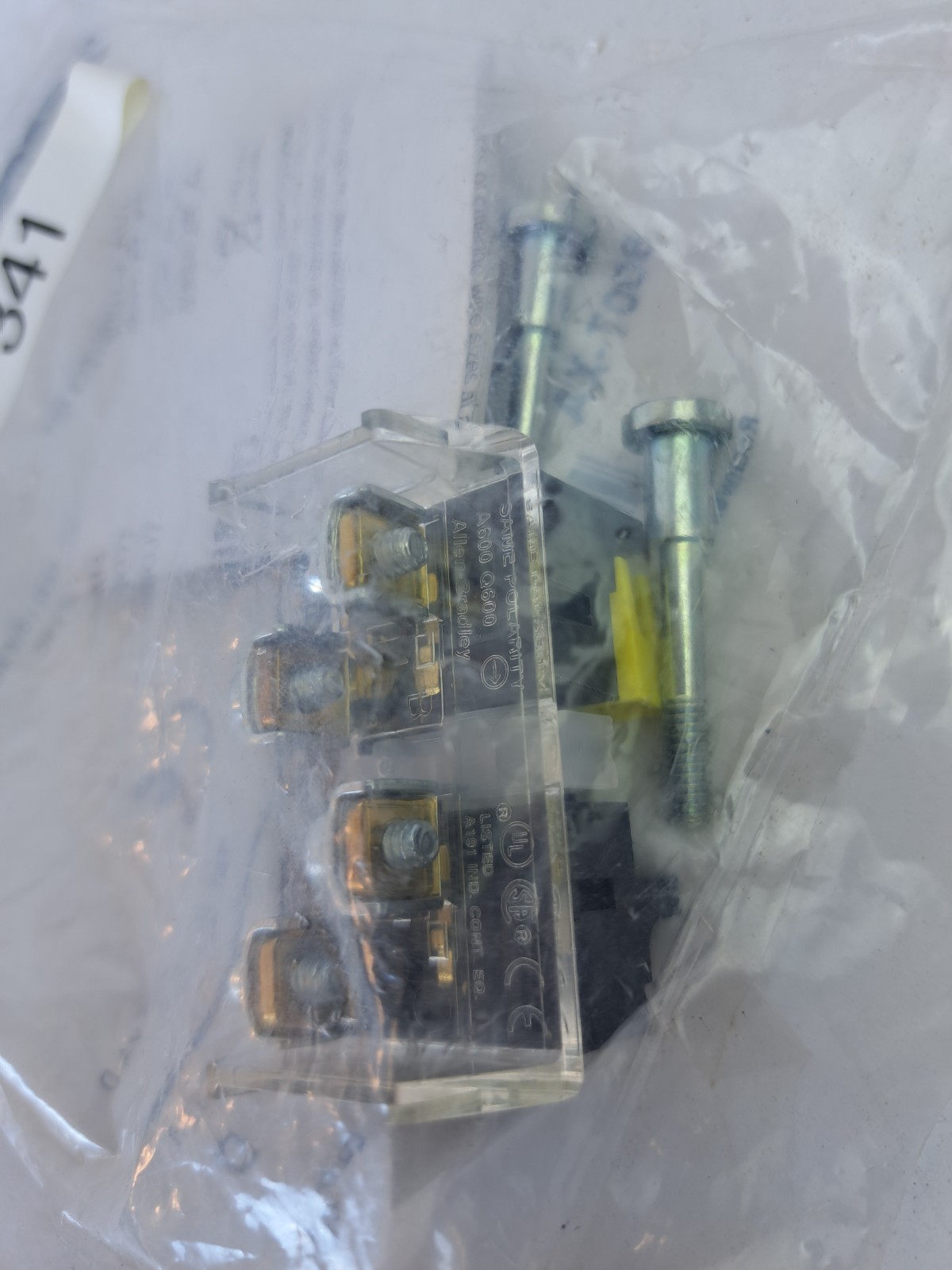 Allen Bradley 800TXA Contact Shallow Block Module 800T-XA