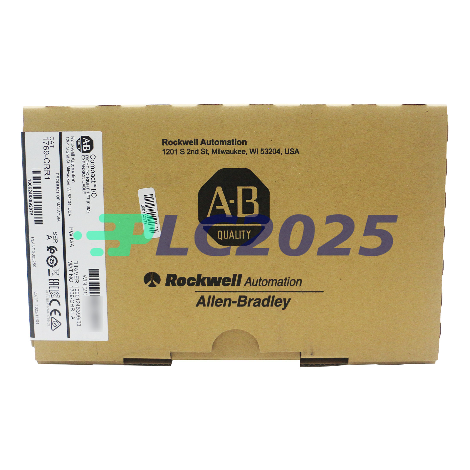 Allen Bradley 1769-CRR1 CompactLogix Right-To-Right Cable NEW AB1769CRR1