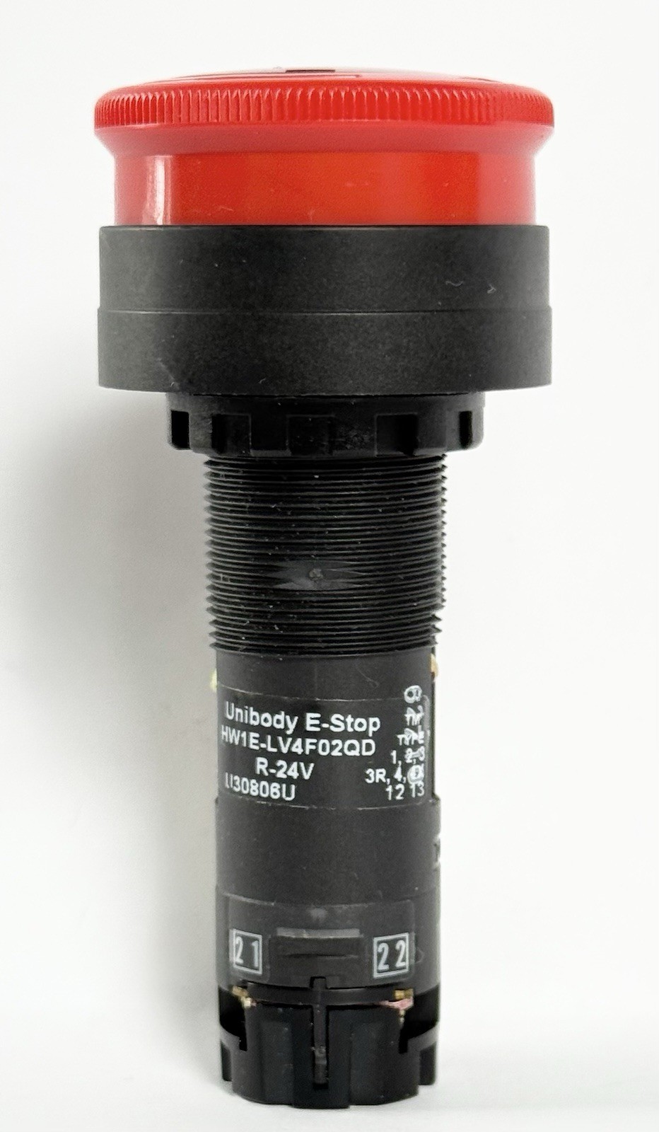 IDEC HW1E-LV Red Emergency Stop Button Twist Reset