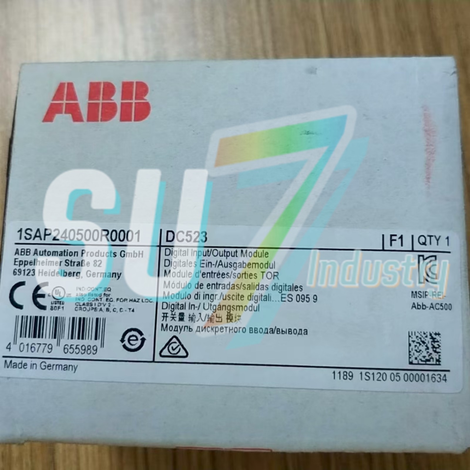 ABB DC523 1SAP240500R0001 PLC module# 1pcs New In Box