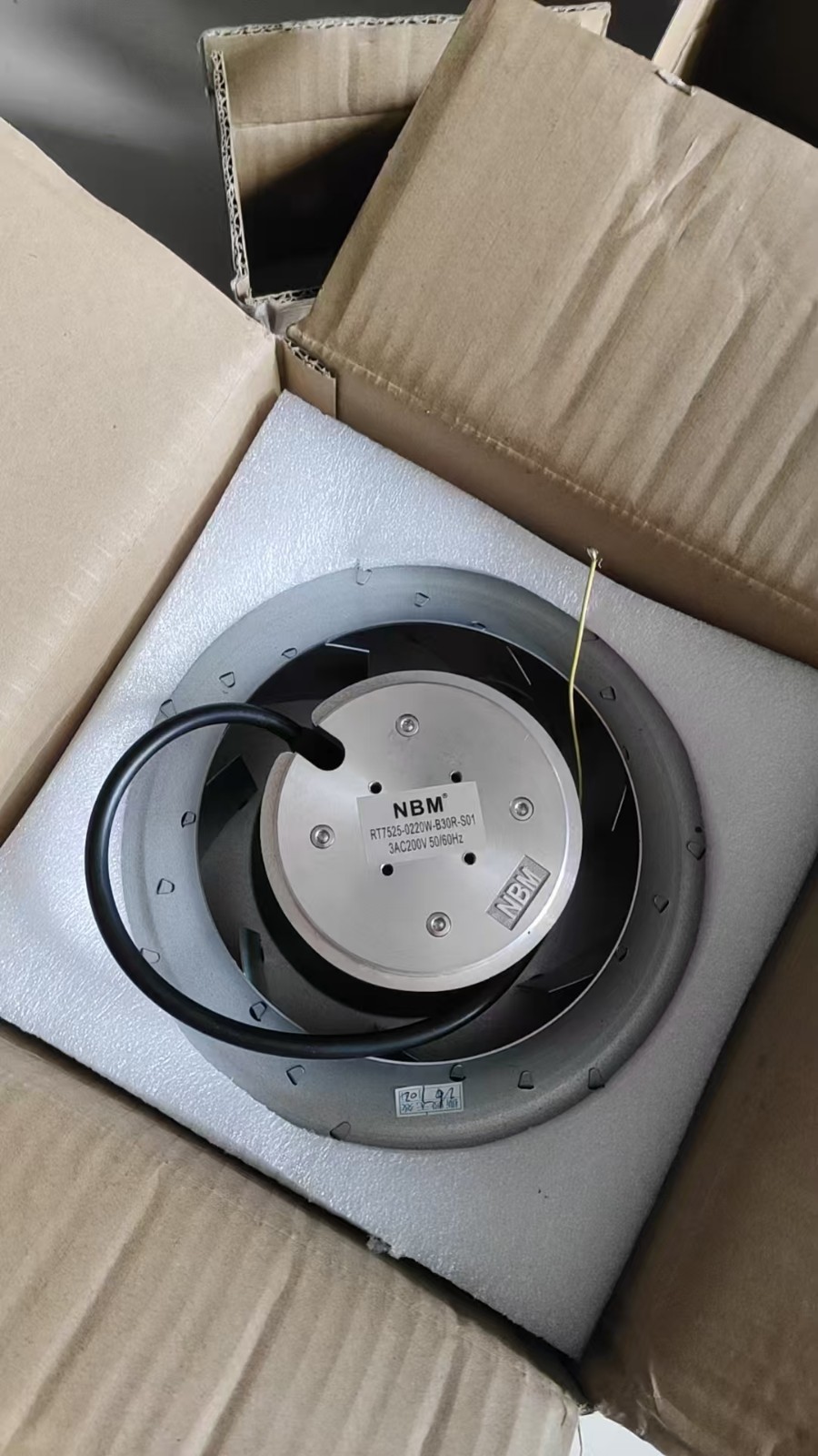 1 PCS NBM Fan RT7525-0220W-B30R-S01 AC220V FANUC spindle motor cooling fan