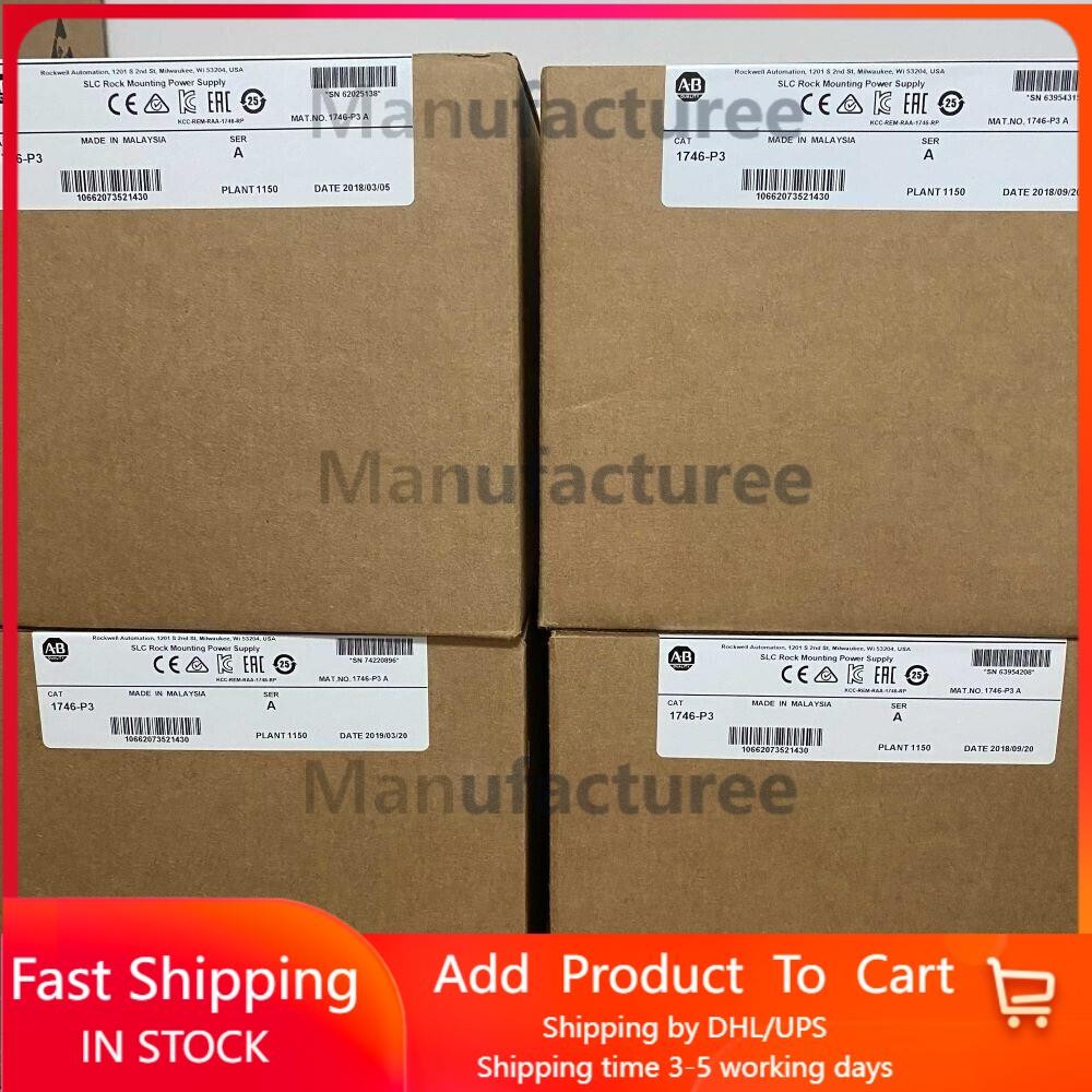 New Factory Sealed AB 1746-P3 /A SLC 500 Power Supply Module 1746P3