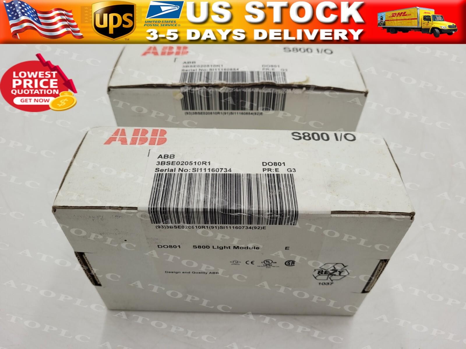 ABB 3BSE020510R1 S800 I/O DO801 NEW US Free TAX