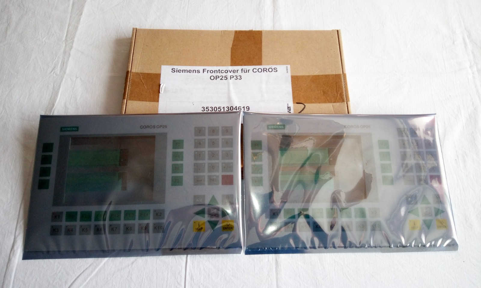 Siemens COROS OP25 6AV3525-1EA01-0AX0 FRONT FILM Keypad Membrane Operator Panel