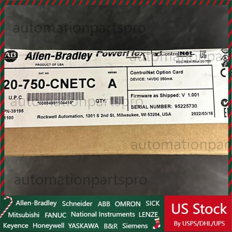 NEW Allen-Bradley 20-750-CNETC 14VDC F/W V1.001 NEW SEALED! US Free Tax